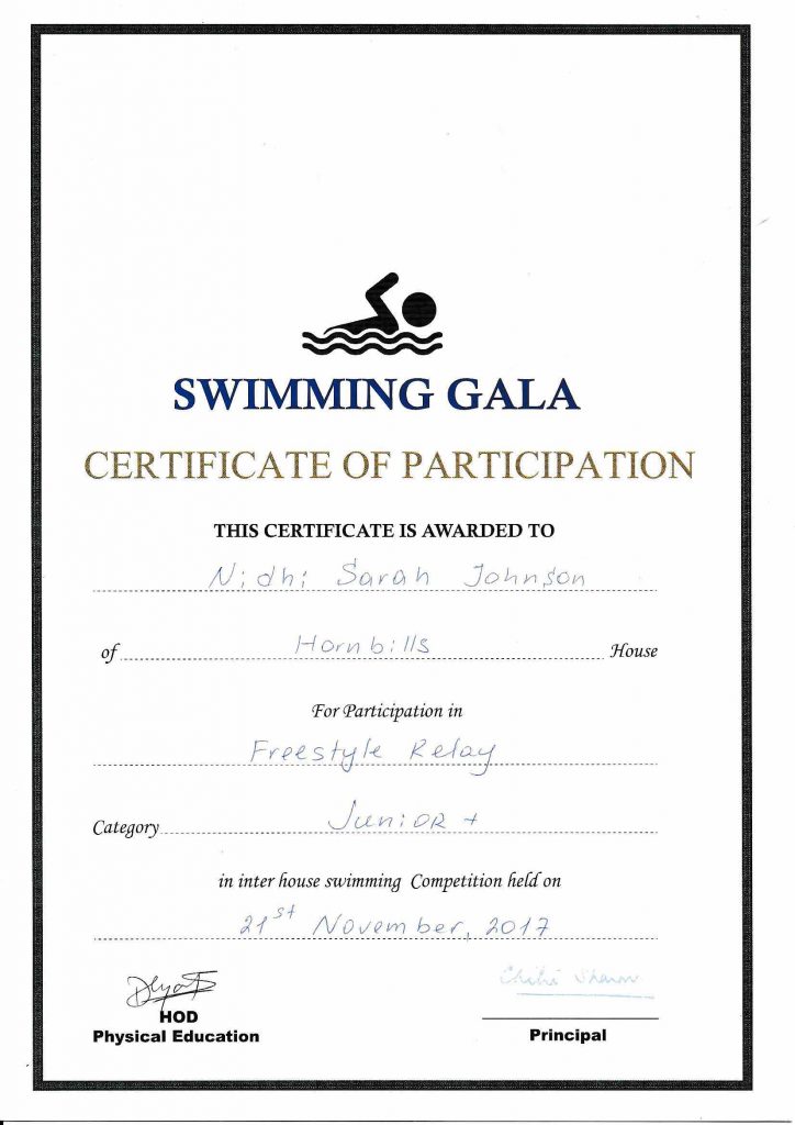 Swimming Gala - 2017